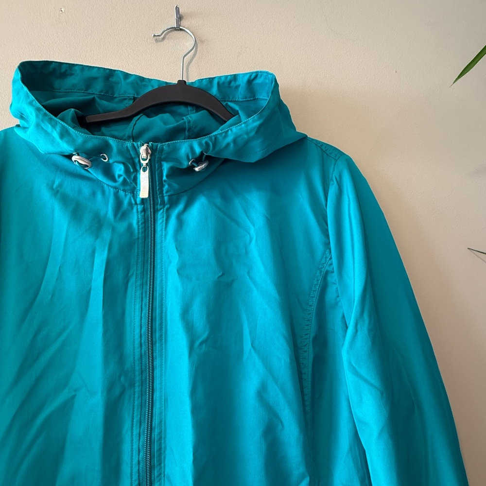 Northern Reflections Packaway Lightweight Teal Jacket - Picture 4 of 13